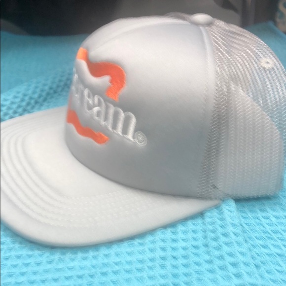 Icecream Light Gray Cap with Orange Logo - Picture 2 of 5